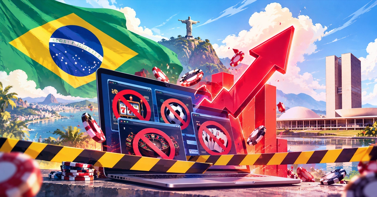 Brazil Illegal Betting Sites Rise 141% After Lula Ban