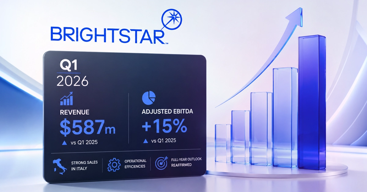 Brightstar Reports Q1 2026 EBITDA Growth