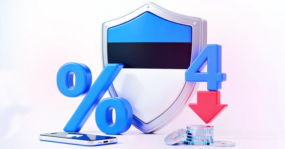 Estonia Cuts Online Gambling Tax to 4% by 2028