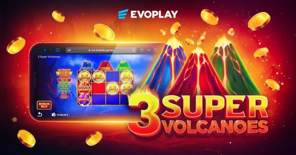 Evoplay Launches 3 Super Volcanoes Slot