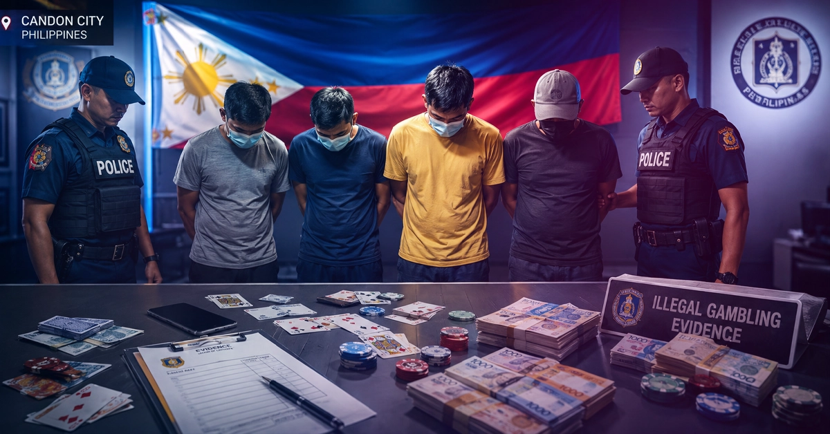 Four Arrested Over Alleged Illegal Gambling in Candon
