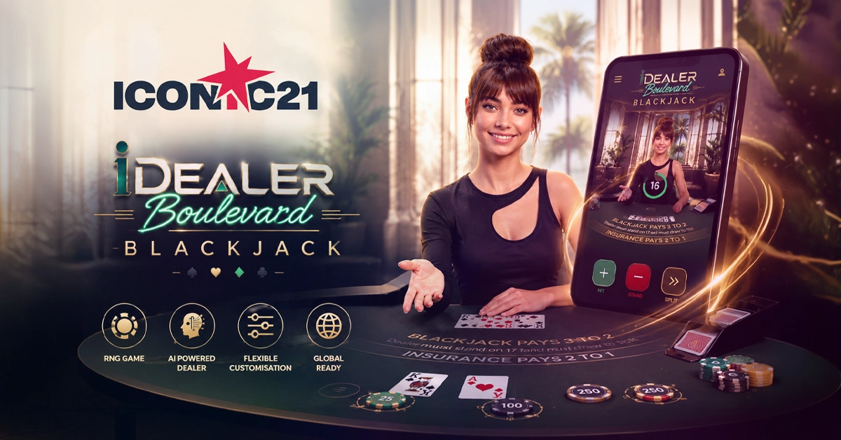 ICONIC21 Launches iDealer Boulevard Blackjack