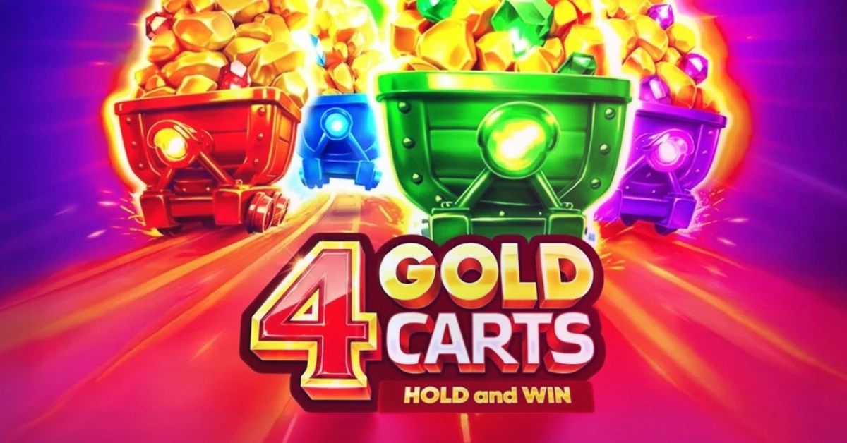 Kendoo Launches 4 Gold Carts Mining-Themed Slot