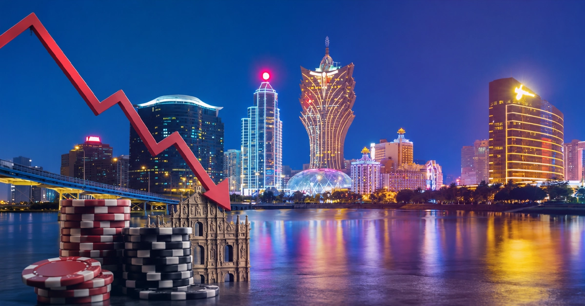 Macau Casino Revenue Falls 12.1% in June