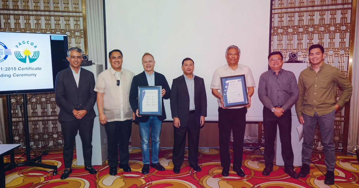 PAGCOR Retains ISO 9001 Certification