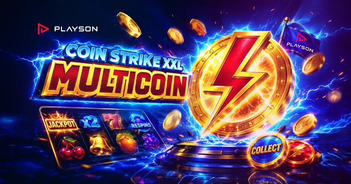 Playson Launches Coin Strike XXL: Multicoin Slot