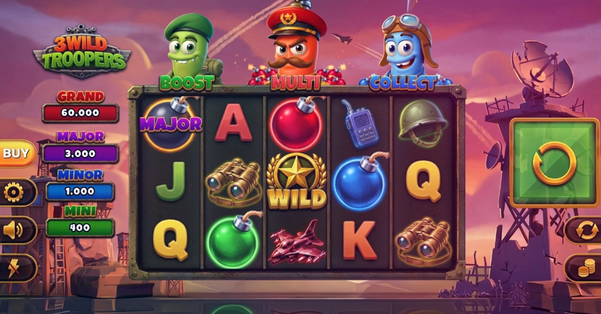 Spinomenal Launches 3 Wild Troopers Slot