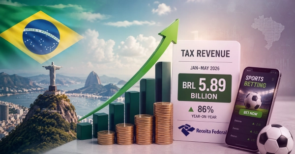 Brazil Betting Tax Revenue Surges 86% in 2026