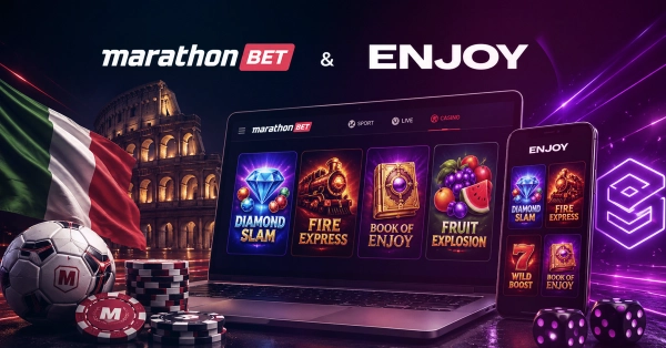 Marathonbet Adds ENJOY Casino Games in Italy